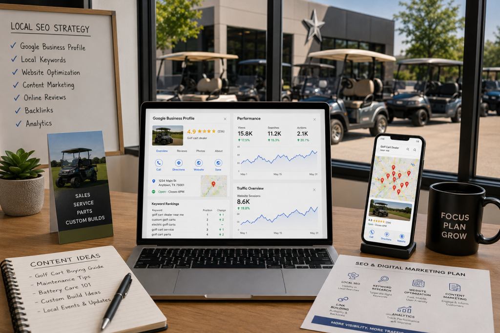 golf cart business in Dallas